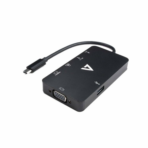 USB C uz HDMI Adapteris V7 V7UC-2HDMI-BLK       Melns image 3