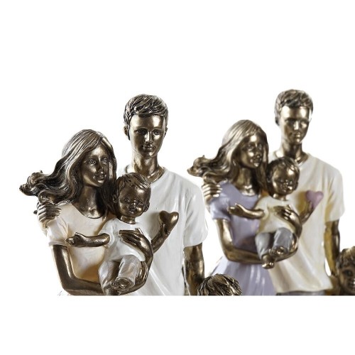 Dekoratīvās figūriņas DKD Home Decor Bronza Sveķi Moderns Ģimene (17,5 x 8,5 x 26 cm) (2 gb.) image 3