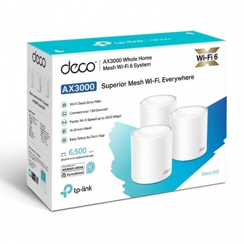 Tp-link Whole Home Mesh WiFi 6 System Deco X50(3-pack ) AX3000 image 3