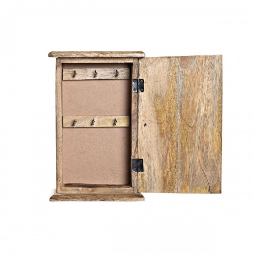 Шкаф для ключей DKD Home Decor Коричневый Темно-коричневый Древесина манго (18 x 7,5 x 28 cm) image 3