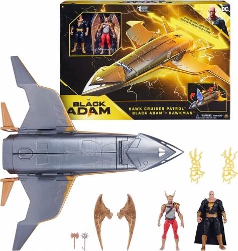 BLACK ADAM space ship with Black Adam and Hawkman figures, 6064871 image 3