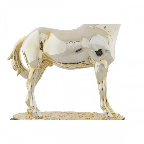Dekoratīvās figūriņas DKD Home Decor Zirgs Melns Bronza Sveķi (30 x 11,5 x 26 cm) image 3