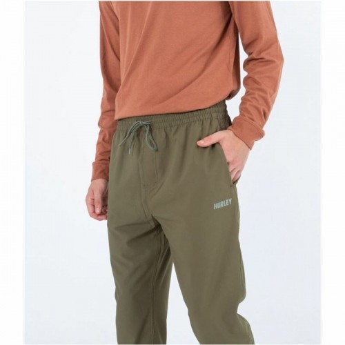 Длинные спортивные штаны Hurley Explorer Зеленый Мужской image 3