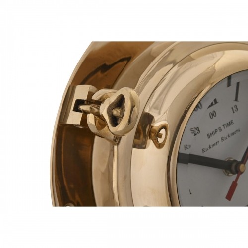 Настенное часы DKD Home Decor Стеклянный Позолоченный Vintage Латунь (23 x 7 x 23 cm) image 3