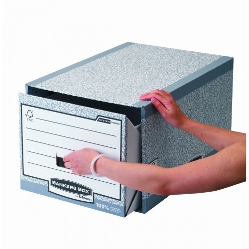 Filing drawer Fellowes Bankers Box Серый Переработанный картон (31 x 39 x 56,8 cm) image 3