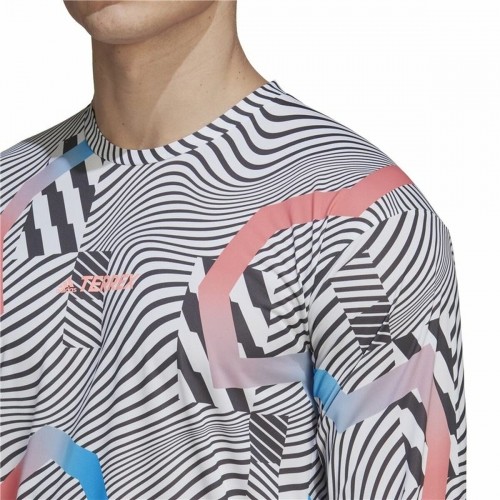 Vīriešu Krekls ar Garām Piedurknēm Adidas Terrex Primeblue Trail Balts image 3