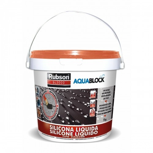 Silikona Rubson aquablock 1 kg Krēmkrāsa image 3