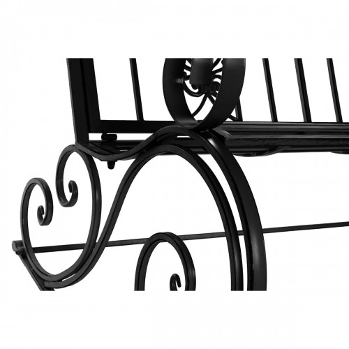 Šūpuļkrēsls DKD Home Decor Melns Metāls Alumīnijs (118 x 90 x 92 cm) image 3