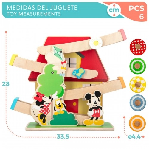Деревянная дорожка с рампами для автомобилей Disney 33,5 x 28 x 9,5 cm 5 Предметы 4 штук image 3