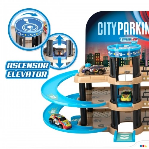 Гараж-паркинг с автомобилями Speed & Go 3 уровня 40,5 x 32,5 x 26 cm (2 штук) image 3