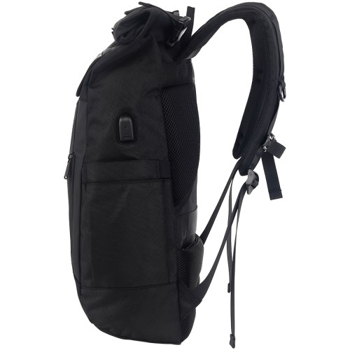 CANYON RT-7, Laptop backpack for 17.3 inch, Product spec/size(mm): 470MM(+200MM) x300MM x 130MM, Black, EXTERIOR materials:100% Polyester, Inner materials:100% Polyester, max weight (KGS): image 3