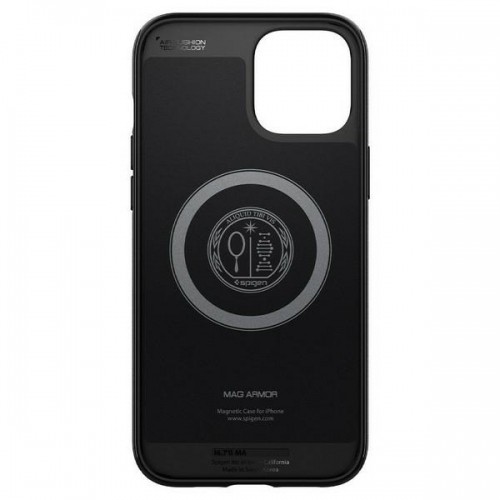Spigen Mag Armor iPhone 12|12 Pro 6,1" czarny mat|matte black ACS01865 image 3