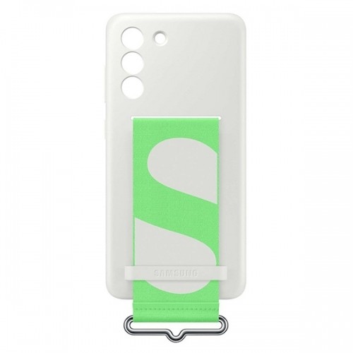 EF-GG990TWE Samsung Silicone Cover with Strap for Galaxy S21 FE White image 3