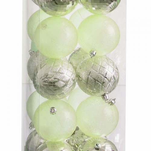 Bigbuy Christmas Ёлочные шарики Зеленый 8 x 8 x 8 cm (20 штук) image 3