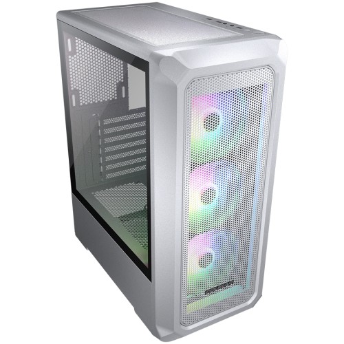 Cougar Gaming COUGAR | Archon 2 Mesh RGB (White) | PC Case | Mid Tower / Mesh Front Panel / 3 x ARGB Fans / 3mm TG Left Panel image 3