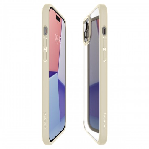 Apple Spigen Ultra Hybrid case for iPhone 15 - beige image 3
