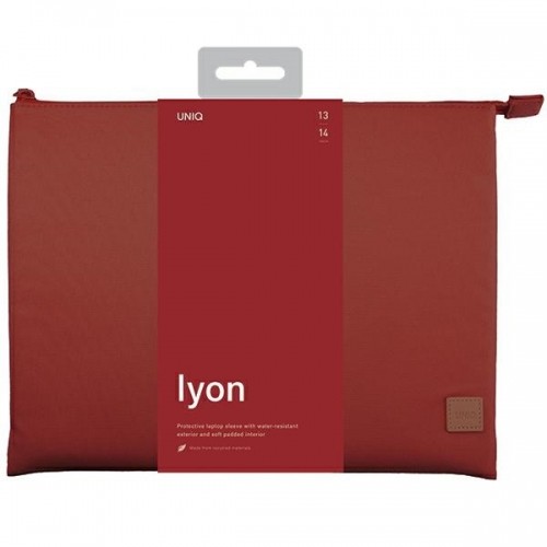 UNIQ etui Lyon laptop Sleeve 14" czerwony|brick red Waterproof RPET image 3