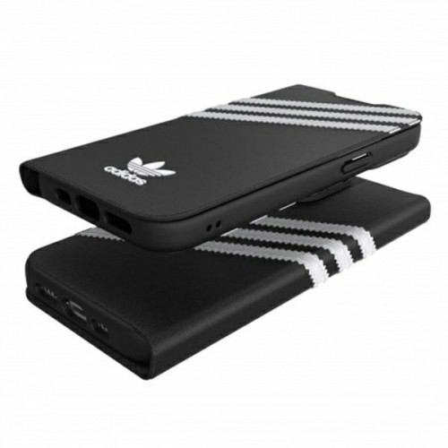 Adidas OR Booklet Case PU iPhone 13 Pro | 13 6,1" czarno biały|black white 47112 image 3