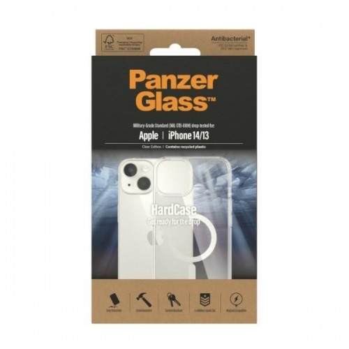 PanzerGlass HardCase iPhone 14|13 6,1" MagSafe Antibacterial Military grade transparent 0409 image 3