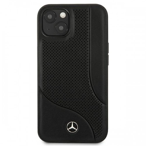 Mercedes MEHCP13SCDOBK iPhone 13 mini 5,4" czarny|black hardcase Leather Perforated Area image 3