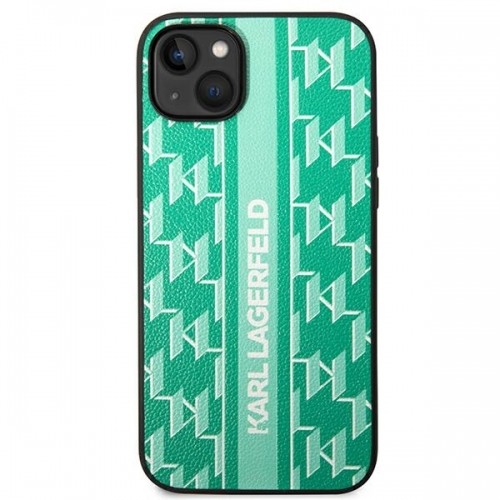 Karl Lagerfeld KLHCP14MPGKLSKN iPhone 14 Plus 6,7" hardcase zielony|green Monogram Stripe image 3