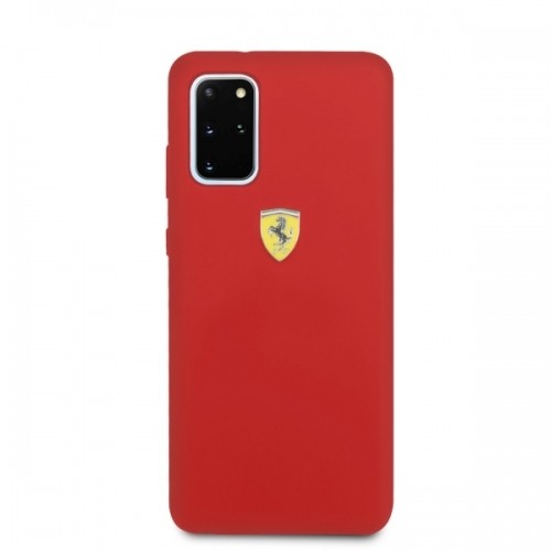 Ferrari Hardcase FESSIHCS67RE S20+ G985 czerwony|red Silicone image 3