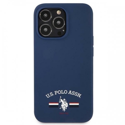 U.s. Polo Assn. US Polo USHCP13XSFGV iPhone 13 Pro Max 6,7" granatowy|navy Silicone Collection image 3