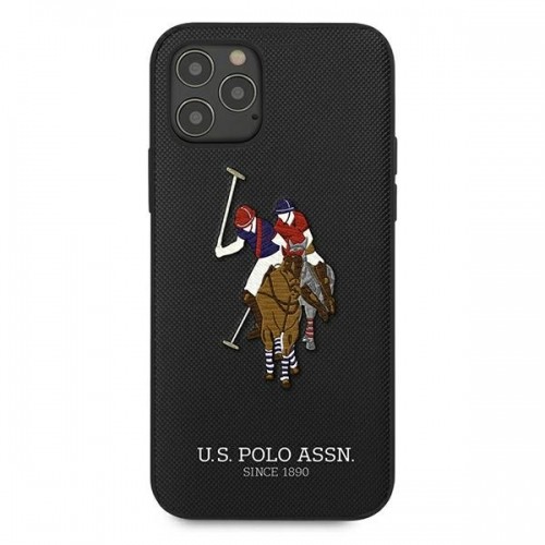 U.s. Polo Assn. US Polo USHCP12MPUGFLBK iPhone 12|12 Pro 6,1" czarny|black Polo Embroidery Collection image 3