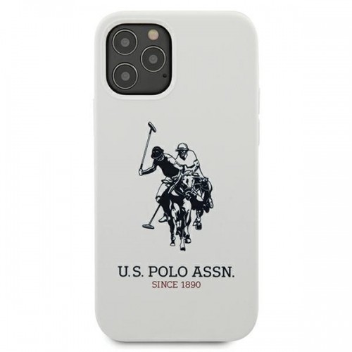 U.s. Polo Assn. US Polo USHCP12LSLHRWH iPhone 12 Pro Max 6,7" biały|white Silicone Collection image 3