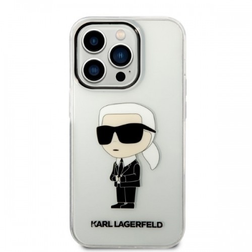 Karl Lagerfeld IML Ikonik NFT Case for iPhone 14 Pro Max Transparent image 3
