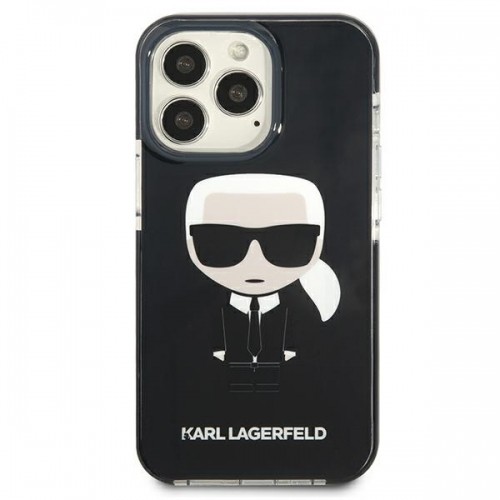 Karl Lagerfeld TPE Full Body Ikonik Case for iPhone 13 Pro Black image 3