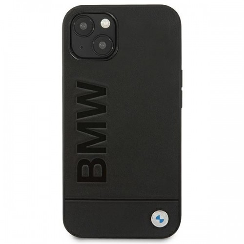 BMW Leather Hot Stamp Case for iPhone 14 Plus Black image 3