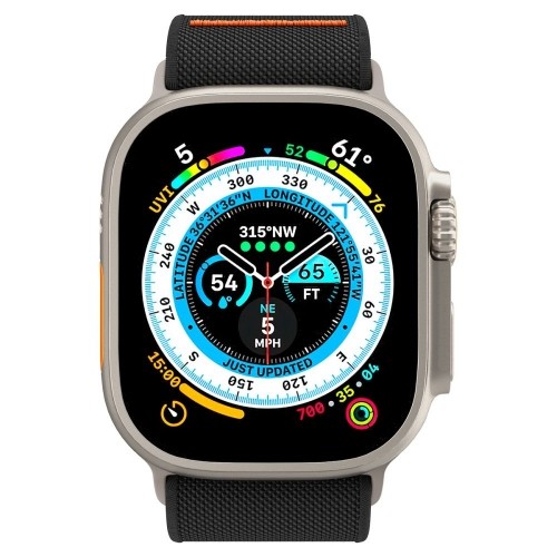 Spigen Fit Lite Apple Watch 4|5|6|7|SE |Ultra 42|44|45|49 mm czarny|black AMP05983 image 3