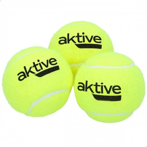Мячики для паделя Aktive 3 Предметы Жёлтый 6 штук image 3