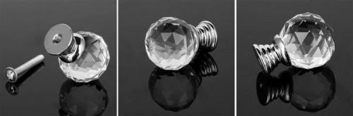 Iso Trade Crystal furniture knob (13547-0) image 3