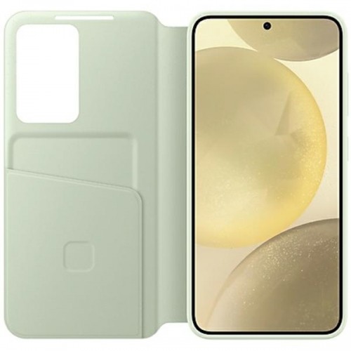 Etui Samsung EF-ZS921CGEGWW S24 S921 jasnozielony|light green Smart View Wallet Case image 3