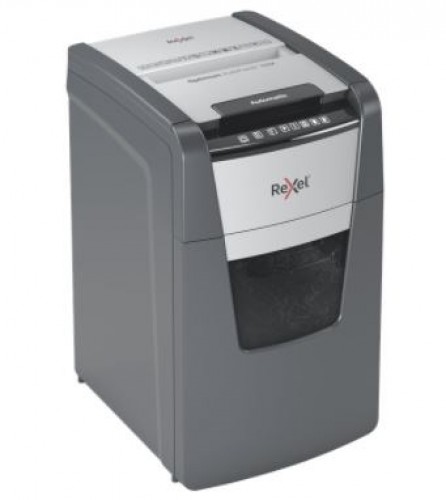 Rexel AutoFeed+ 150X automatic shredder, P-4, cuts confetti cut (4x28mm), 150 sheets, 44 litre bin image 3