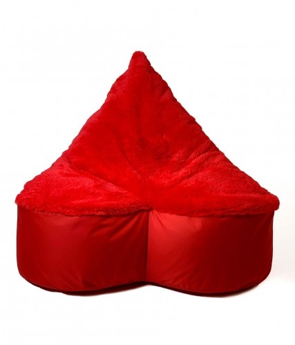 Go Gift Sako bag pouffe Heart red XXL 140 x 100 cm image 3