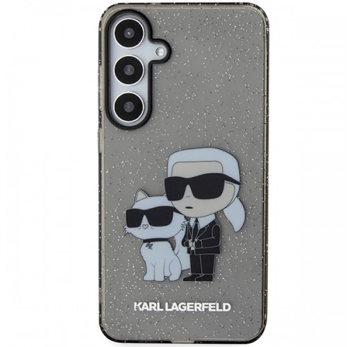 Karl Lagerfeld KLHCS24SHNKCTGK S24 S921 czarny|black hardcase Glitter Karl&Choupette image 3