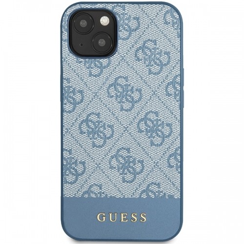 Guess GUHCP15SG4GLBL iPhone 15 | 14 | 13 6.1" niebieski|blue hardcase 4G Stripe Collection image 3