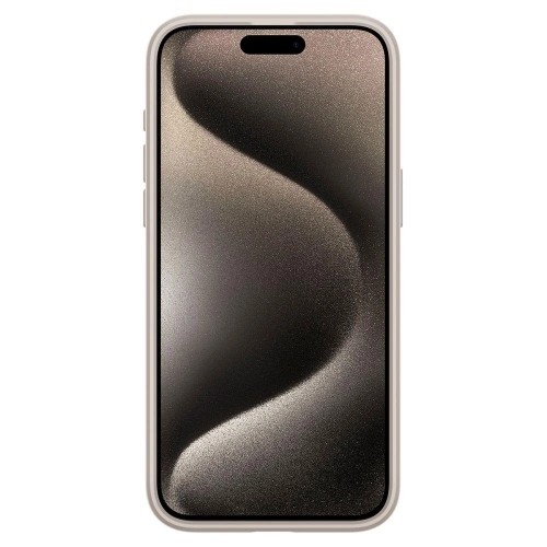 Spigen Ultra Hybrid Mag case with MagSafe for iPhone 15 Pro Max - matte natural titanium image 3