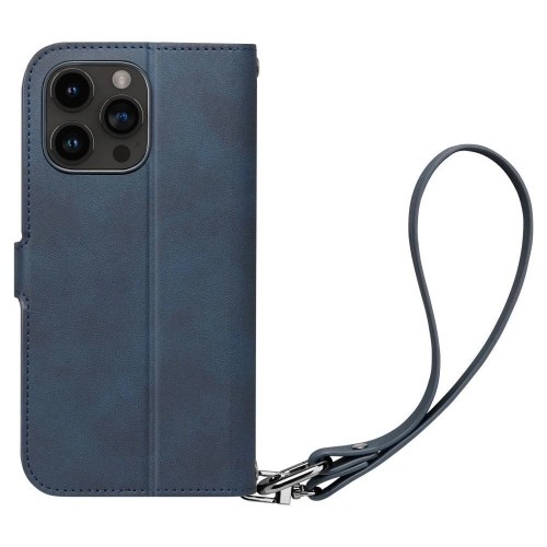 Spigen Wallet S Pro case for iPhone 15 Pro - navy blue image 3