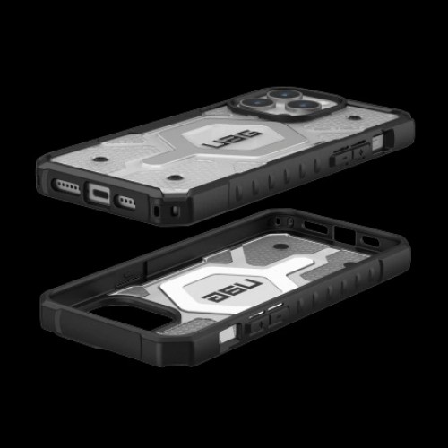 UAG Pathfinder Magsafe - protective case for iPhone 15 Pro Max (ice) image 3