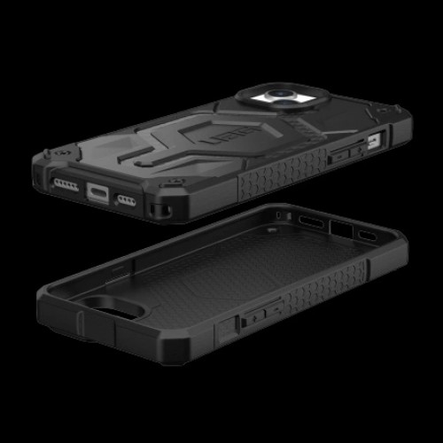 UAG Monarch Pro - protective case for iPhone 15 Plus compatible with MagSafe (carbon fiber) image 3