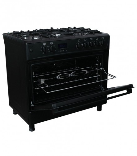 Gas-electric Cooker Ravanson KWGE-K90 Cheff Modern (black) image 3
