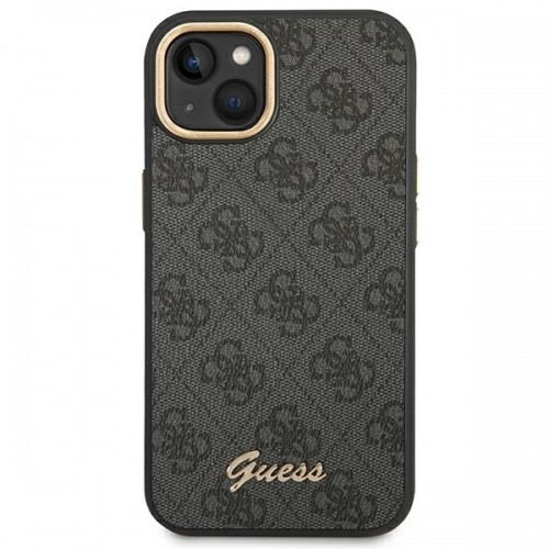 Guess PC|TPU 4G Metal Camera Outline Case for iPhone 14 Plus Black image 3