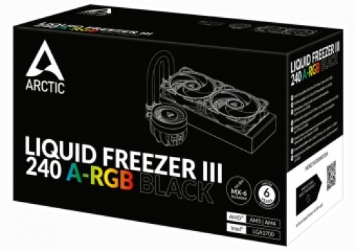Dzesētājs Arctic Liquid Freezer III 240 A-RGB Black image 3