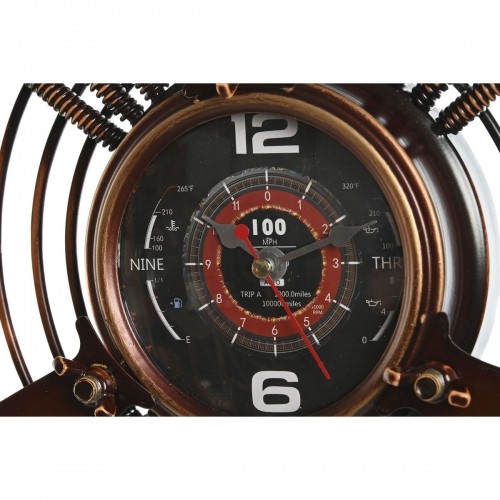 Sienas pulkstenis Home ESPRIT Varš PVC Metāls Spirāles 75,5 x 8 x 75 cm image 3