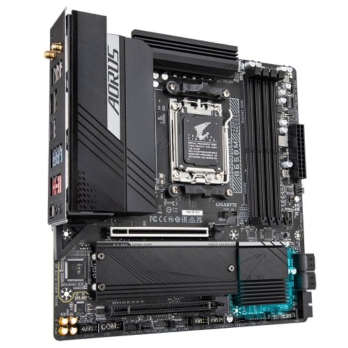 Gigabyte B650M AORUS ELITE AX Motherboard - Supports AMD AM5 CPUs, 12+2+1 Digital VRM, up to 8000MHz DDR5 (OC), 1xPCIe 5.0 + 1xPCIe 4.0 M.2, Wi-Fi 6E, 2.5GbE LAN, USB 3.2 Gen 2 image 3