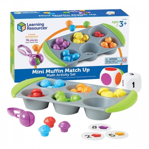 Mini Muffin Match Up Math Activity Set Learning Resources  LER 5556 image 3